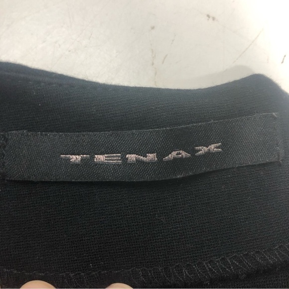 Tenax Italian Made Sheath Dress with Leather Trim, size 6 - Picture 7 of 13